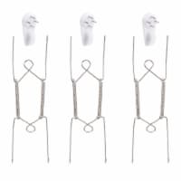uxcell Stainless Steel Invisible Wall Plate Hangers for Decorative Plates Perspective: Main