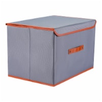 uxcell Collapsible Storage Basket Closet Clothes Organizer Perspective: Main