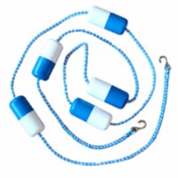 American Granby RFK12 12 ft. Rope & Floats Kit, Blue & White - 0.37 in. Rope 3 x 5 in. Floats