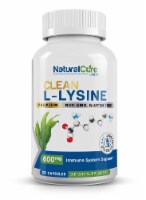 Clean L-Lysine 600mg, 120 Capsules