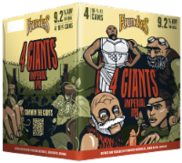 Founders Brewing 4 Giants Imperial IPA Craft Beer Perspective: Main