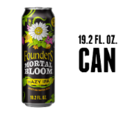 Founders® Mortal Bloom Hazy IPA Single Can Perspective: Main