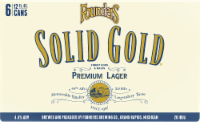 Founders Brewing Solid Gold Premium Lager Perspective: Main