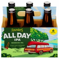 Founders® Brewing All Day IPA® Session Ale Beer Bottles Perspective: Main