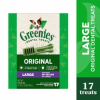 Greenies Original Oral Health Large Natural Dental Chew Adult Dog Treats Perspective: Main