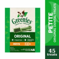 Greenies Original Petite Natural Dental Chew Adult Dog Treats Perspective: Main