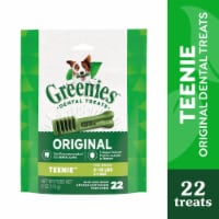Greenies Original Teenie Natural Dental Chew Adult Dog Treats Perspective: Main