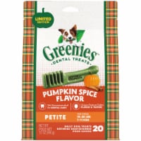 Greenies Pumpkin Spice Flavored Dental Dog Treats Perspective: Main