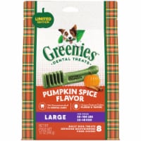 Greenies Large Pumpkin Spice Flavored Dental Dog Treats Perspective: Main