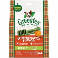 Greenies Teenie Pumpkin Spice Flavored Dental Dog Treats Perspective: Main
