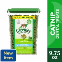 Feline Greenies Adult Dental Cat Treats Catnip Flavor Perspective: Main