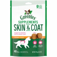 GREENIES Skin & Coat With Omega 3 Fatty Acids Chicken Dog Supplements