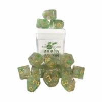 Role 4 Initiative R4I50540-FC Diffusion Dice, Gilded Griffin & White - Set of 15