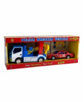 Big Daddy Light Weight Police Wrecker Tow Truck & small car