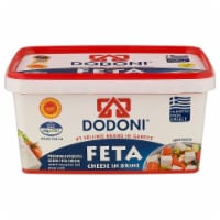 Dodoni® Feta Cheese in Brine Tub Perspective: Main