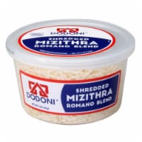 Dodoni® Shredded Mizithra Romano Blend Cup Perspective: Main