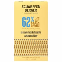 Scharffen Berger 62% Cacao Semisweet Dark Chocolate Baking Portions Perspective: Main
