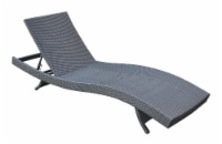 Armen Living Cabana Outdoor Adjustable Wicker Chaise Lounge Chair
