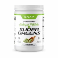 Snap Organic Super Greens Collagen Peptides Powder Healthy Hair & Skin - 30 Serving