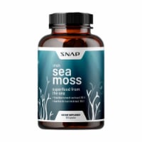 Snap Organic Irish Sea Moss Capsules Thyroid Support Bladder wrack - 60 Count