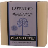 Plantlife Natural Body Care Aromatherapy Herbal Soap Lavender, 4 Ounces