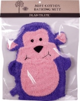 Plantlife Ramie Soft Cotton Bathing Mitt Monkey Perspective: Main