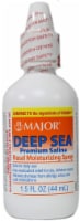 Major Deep Sea Premium Saline Nasal Moisturizing Spray 1.5 Oz, 5 Pack