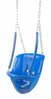 Garden Elements True Form Plastic Outdoor Toddler Swing Attachment, Blue
