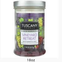 Tuscany™ Scented Jar Candle Triple Pour Vineyard Retreat Perspective: Main