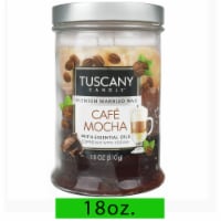 Tuscany Candle™ Cafe Mocha Fall Scented Triple Pour Glass Jar Candle