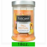 Tuscany Candle 18 oz Fall Festival Autumn Scented Jar Candle