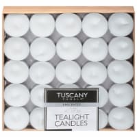 Tuscany Candle™ Unscented White Tealight Candles Perspective: Main