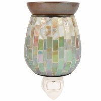 Tuscany Candle™ White Mosaic Outlet Warmer Perspective: Main