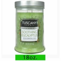 Tuscany Candle™ Soothing Eucalyptus Scented Marbled Wax Jar Candle