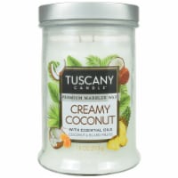 Tuscany™ Jar Candle Creamy Coconut Perspective: Main