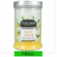 Tuscany Jar Candle Triple Pour White Jasmine Perspective: Main