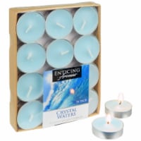 Enticing Aromas Crystal Waters Scented Tea Light Candles - Aqua Perspective: Main