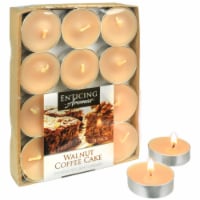 Enticing Aromas Walnut Coffee Cake Scented Tea Light Candles - Brown Perspective: Main
