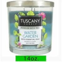 Tuscany Candle™ Triple Pour Water Garden Jar Candle Perspective: Main