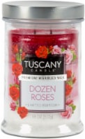 Tuscany Candle Dozen Roses Triple Pour Glass Jar Candle Perspective: Main