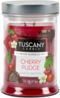 Tuscany Candle Cherry Fudge Glass Jar Candle Perspective: Main
