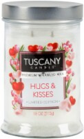 Tuscany Candle Hugs and Kisses Glass Jar Candle - White Perspective: Main