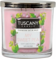 Tuscany Candle My Sweet Pea Soft and Floral Glass Jar Candle Perspective: Main