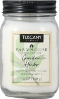 Tuscany Candle Farmhouse Collection Garden Herbs Scented Jar Candle Perspective: Main