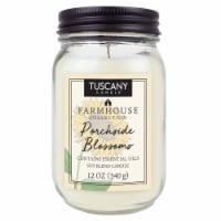 Tuscany Candle Farmhouse Collection Porchside Blossoms Scented Jar Candle Perspective: Main