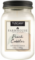 Tuscany Candle Farmhouse Collection Peach Cobbler Scented Jar Candle