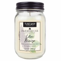 Tuscany Candle Farmhouse Collection Lilac Breeze Scented Jar Candle Perspective: Main