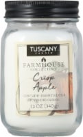 Tuscany Candle Farmhouse Collection Crisp Apple Scented Jar Candle Perspective: Main
