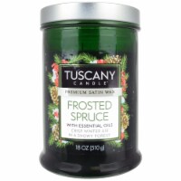 Tuscany Candle Frosted Spruce Triple Pour Jar Candle Perspective: Main