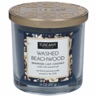 Tuscany Candle™ Washed Beachwood Premium Satin Wax Perspective: Main